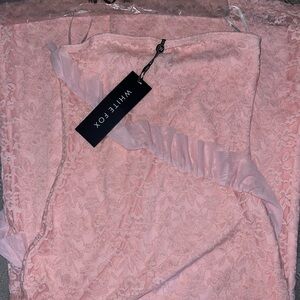 Pink Lace Sleepwear Set